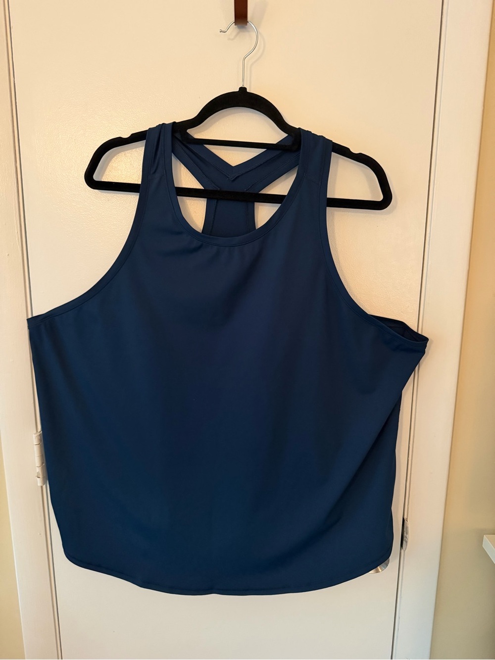 Old Navy PowerSoft Racerback Tank Top Blue Sz 3X - Picture 4 of 9